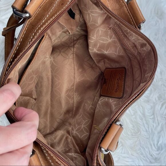 Fossil Multicolor Patchwork Leather and Suede Handbag - Picture 10 of 11